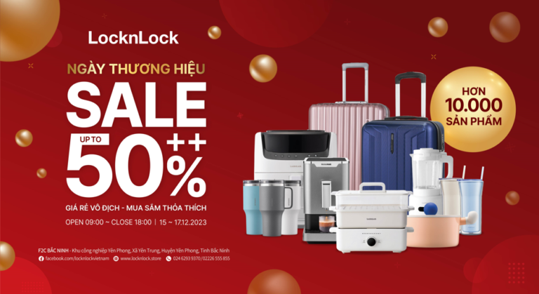 Siêu sale ngày thương hiệu, LocknLock ”chơi lớn” giảm đến 50%++ cho loạt đồ gia dụng chuẩn Hàn