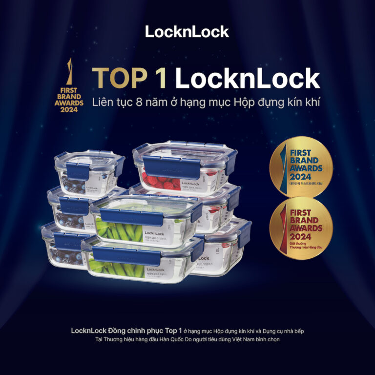 LocknLock được vinh danh tại Giải thưởng Thương hiệu hàng đầu Hàn Quốc năm 2024